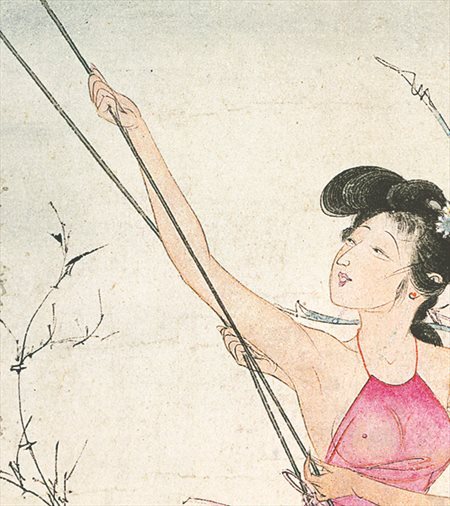万州-胡也佛的仕女画和最知名的金瓶梅秘戏图